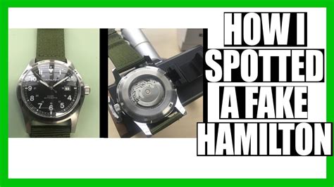 is my hamilton khaki field fake